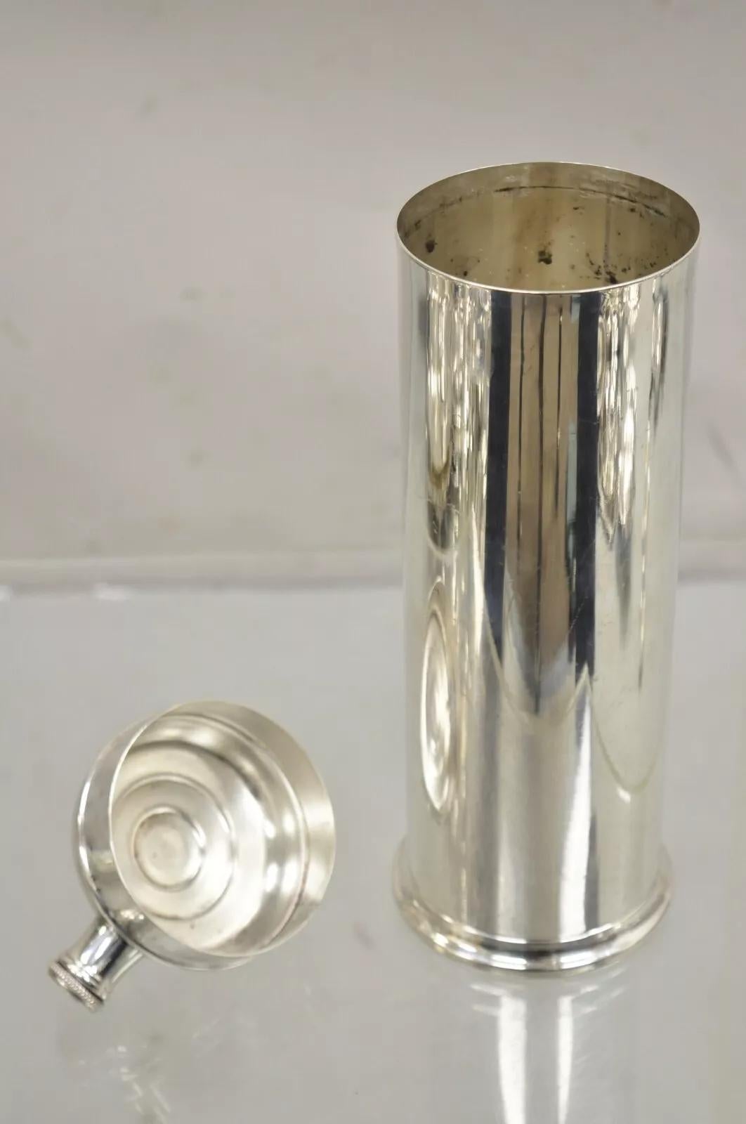 Vintage Sheffield Silver Co. USA Art Deco Cocktail Martini Shaker 1