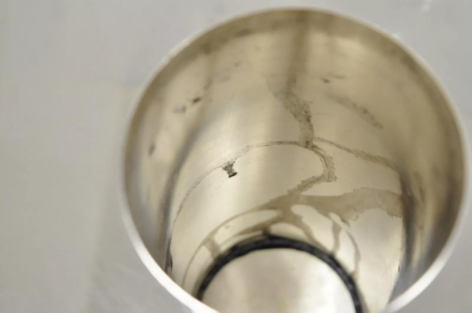 Vintage Sheffield Silver Co. USA Art Deco Cocktail Martini Shaker 2