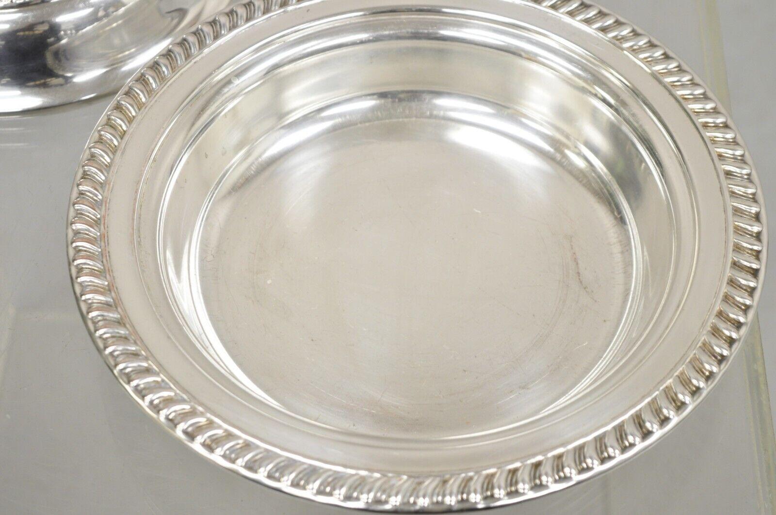 Vintage Sheffield Silver on Copper Silver Plated Sheridan Lidded Serving Dish For Sale 2