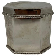 Vintage Sheffield Tea Caddy Box