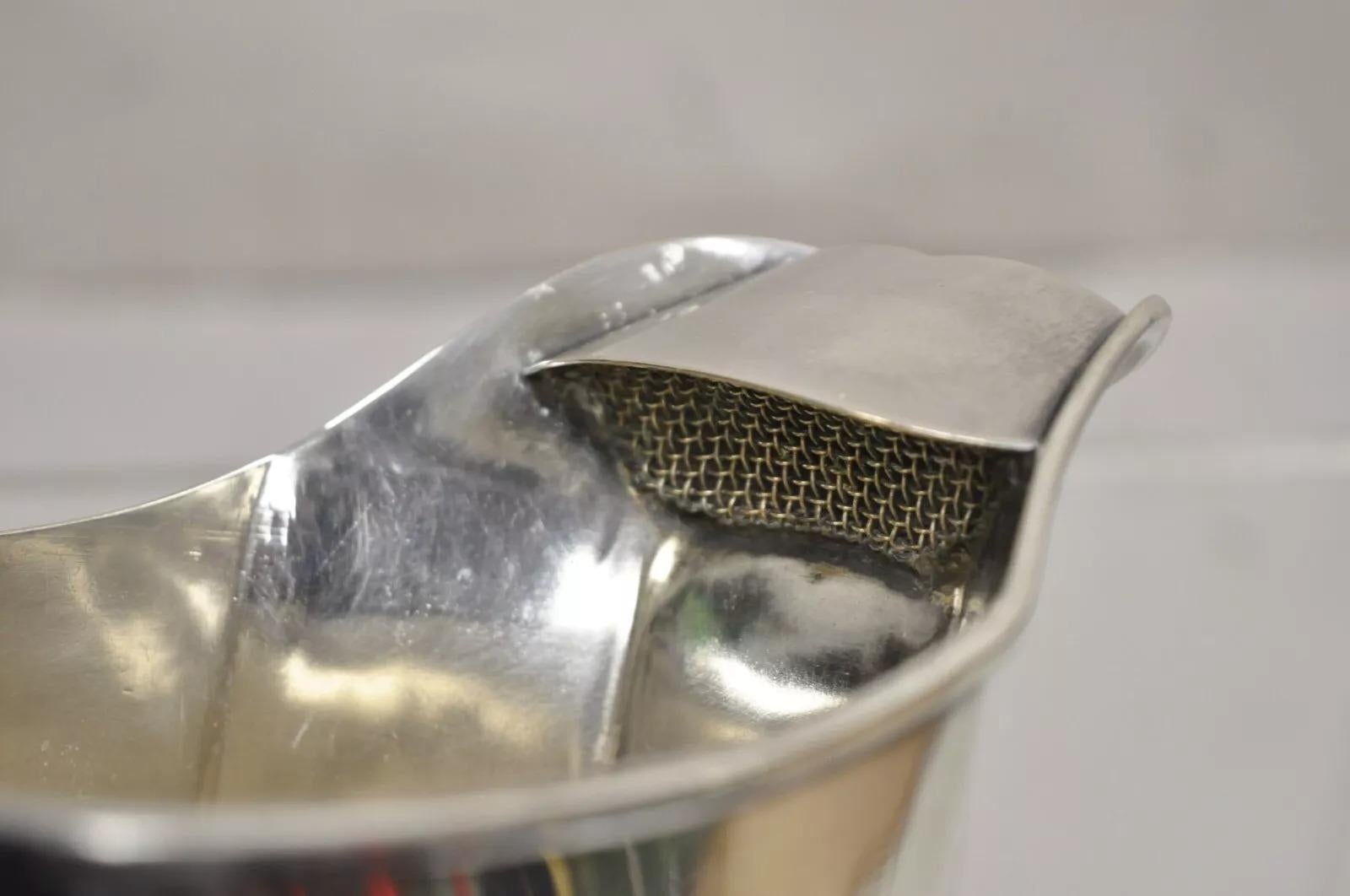 Vintage Sheffield USA Art Deco Silver Plated Water Pitcher Desconocido en venta