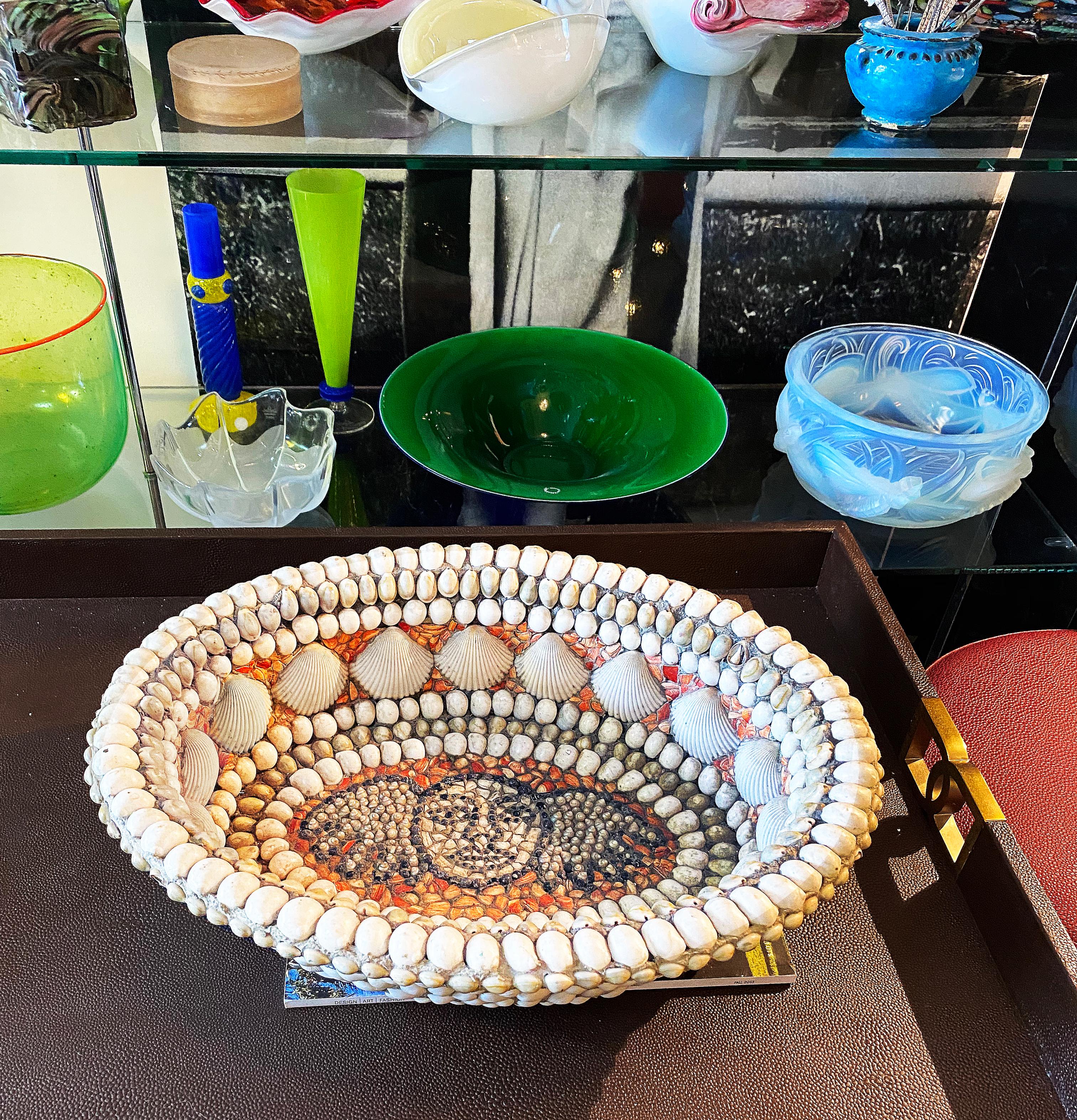 American Vintage Shell Centerpiece Bowl by Barton Lidicé Beneš, 1942-2012