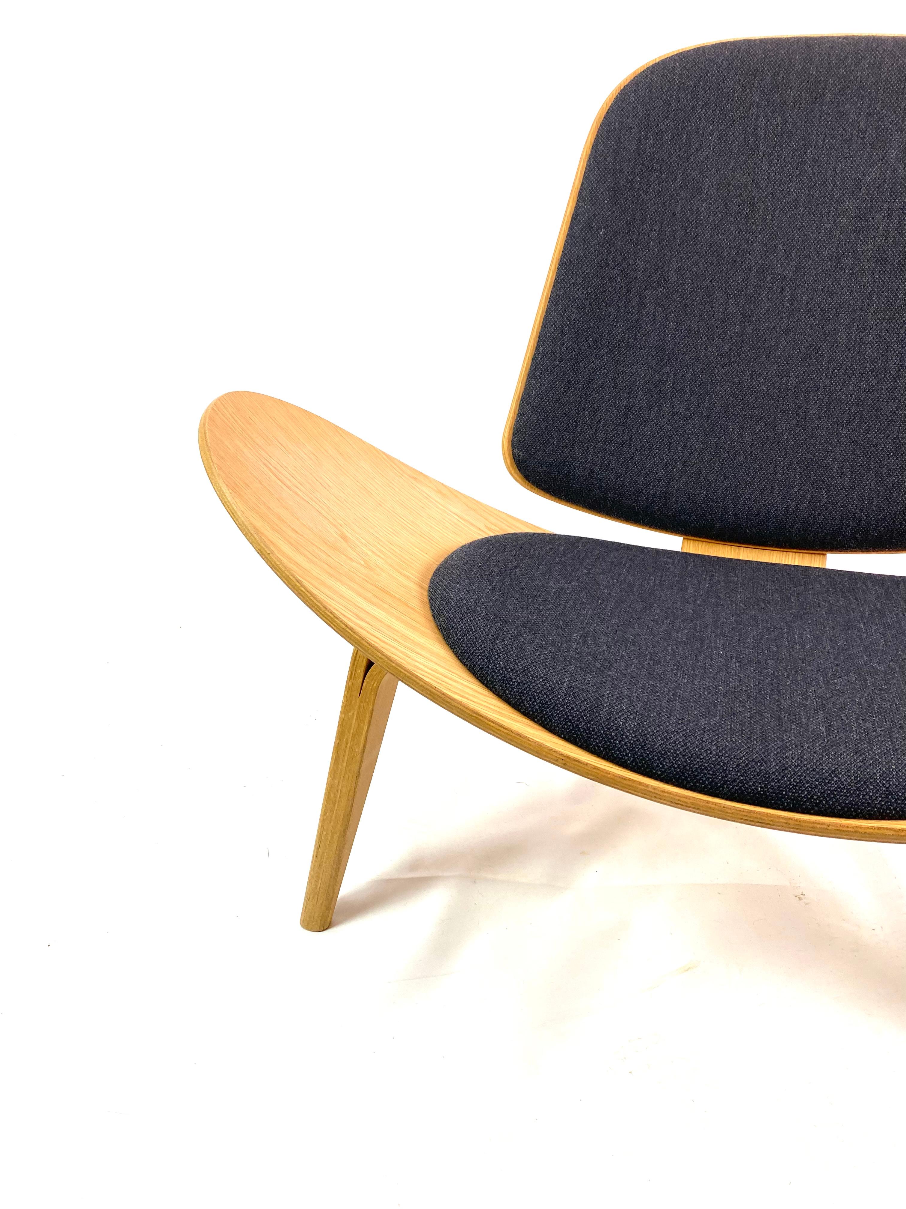 Danish Vintage Shell Chair by Hans J. Wegner, Designed in 1963