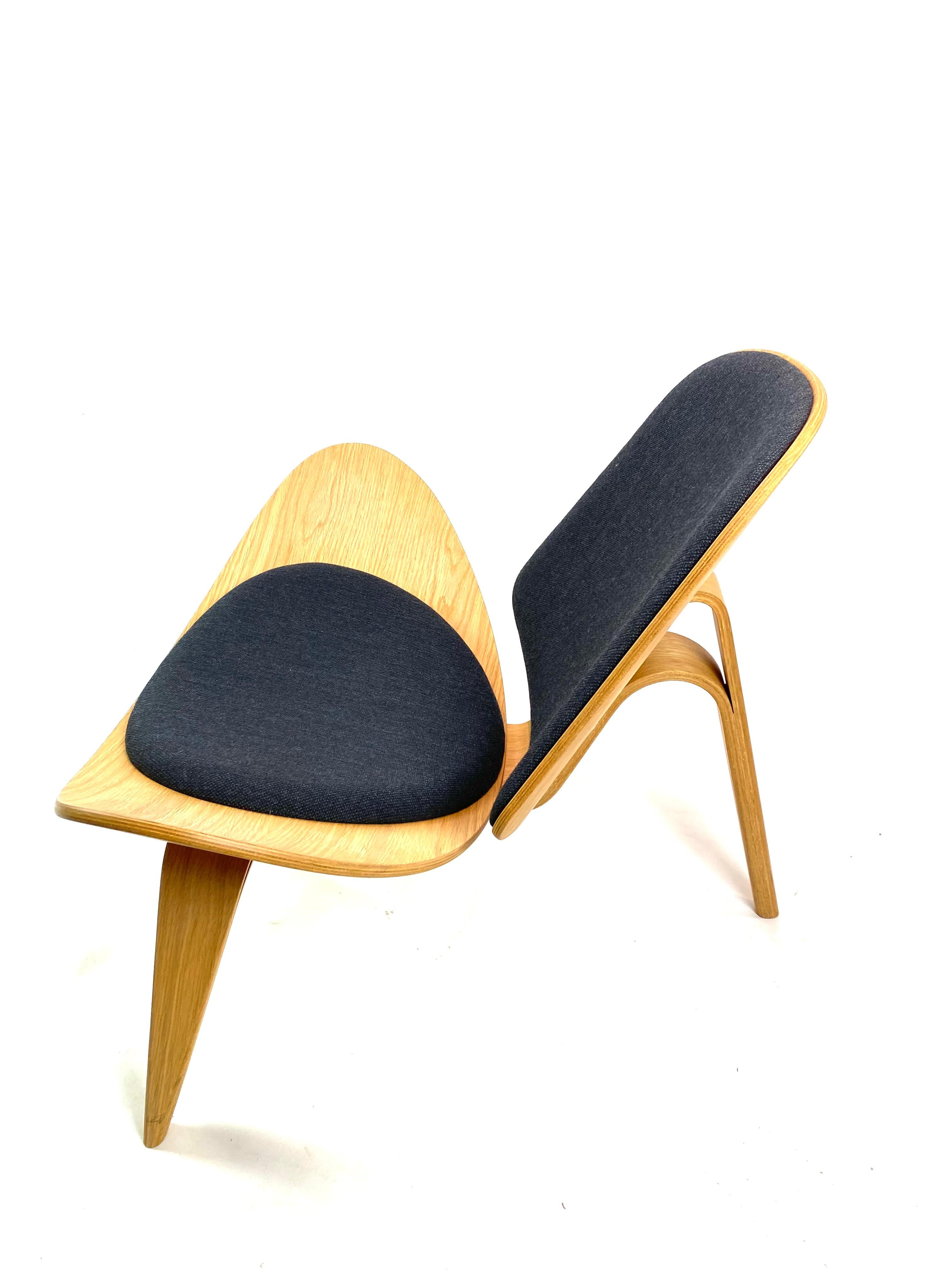 Oiled Vintage Shell Chair by Hans J. Wegner, Designed in 1963