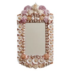 Vintage Shell Encrusted Mirror