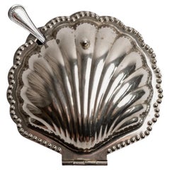 Azucarero vintage en forma de concha Italia, años 60