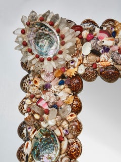 Vintage Shells Mirror, 1980s