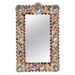 Vintage Shells Mirror, 1980s