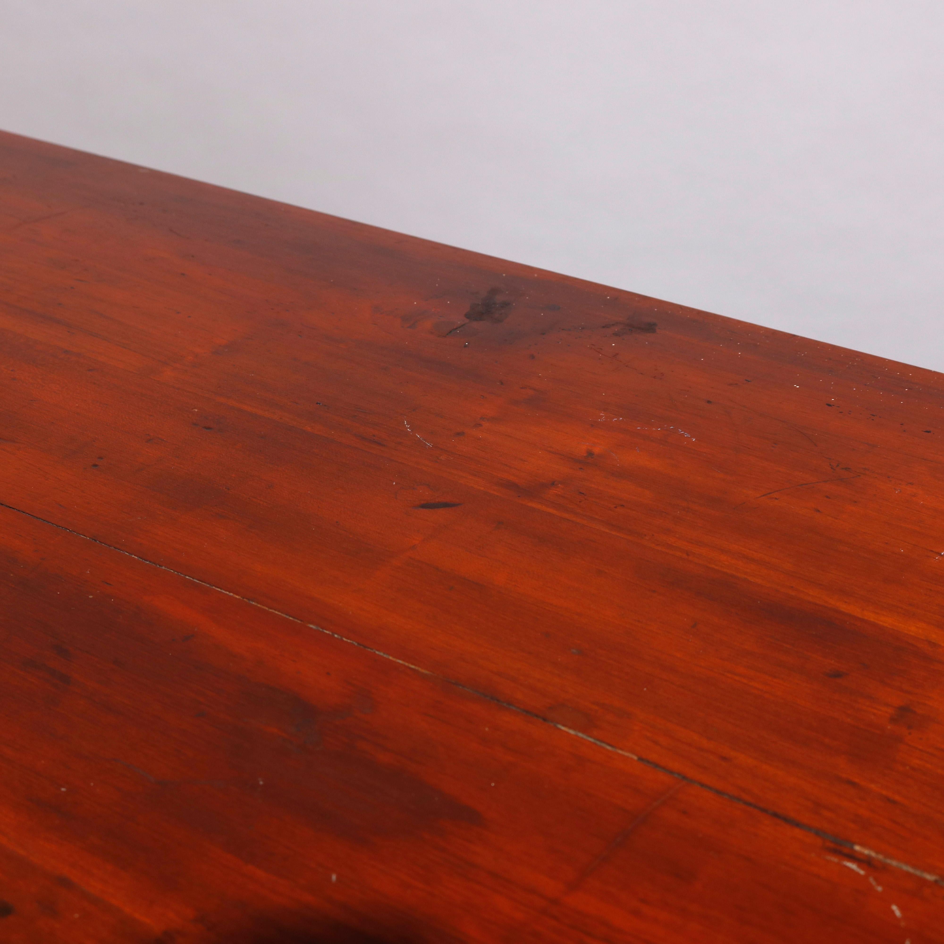 Vintage Sheraton Cherry Chest of Drawers with Original Finish and Pulls 3