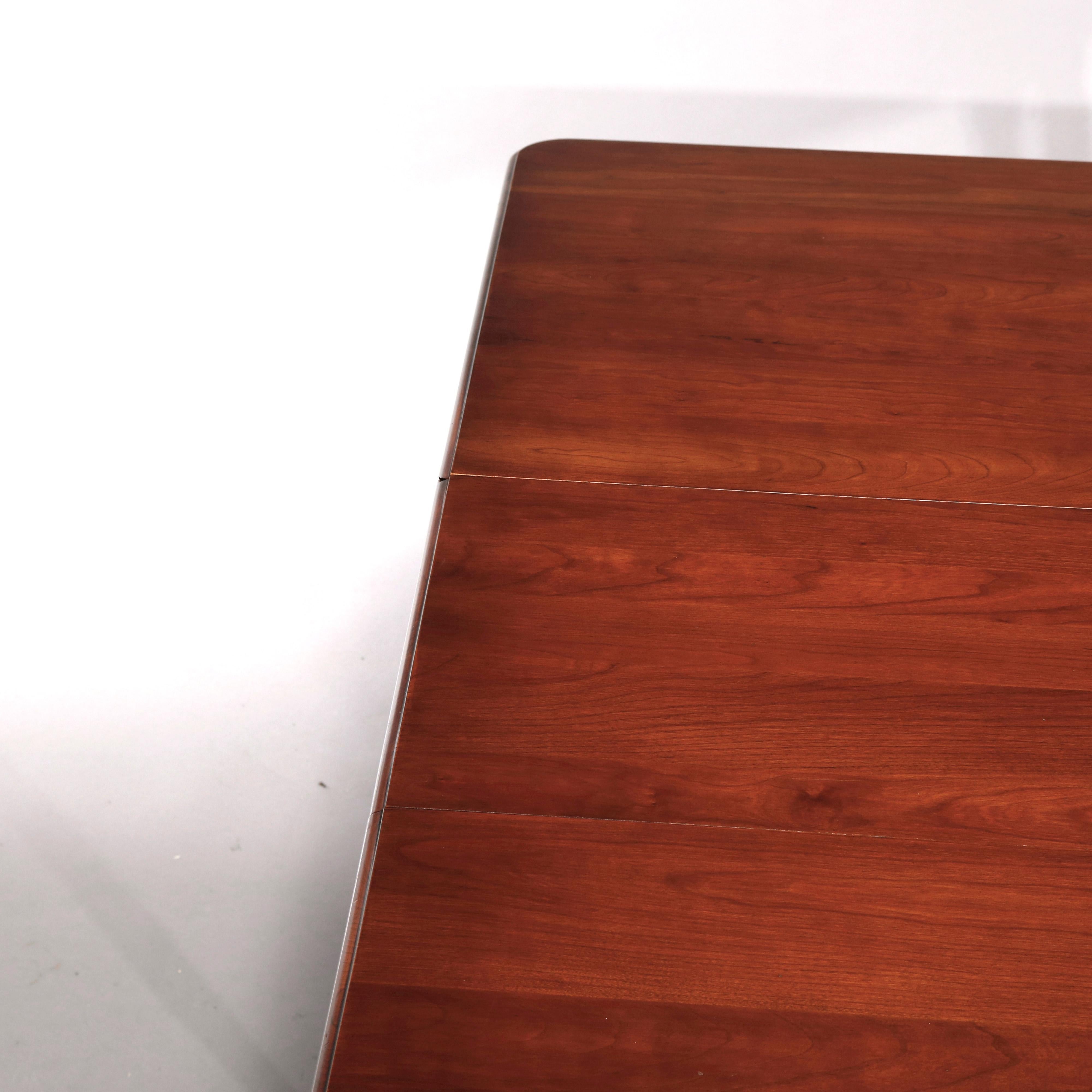 Vintage Sheraton Pennsylvania House Cherry Drop-Leaf Extension Dining Table 1