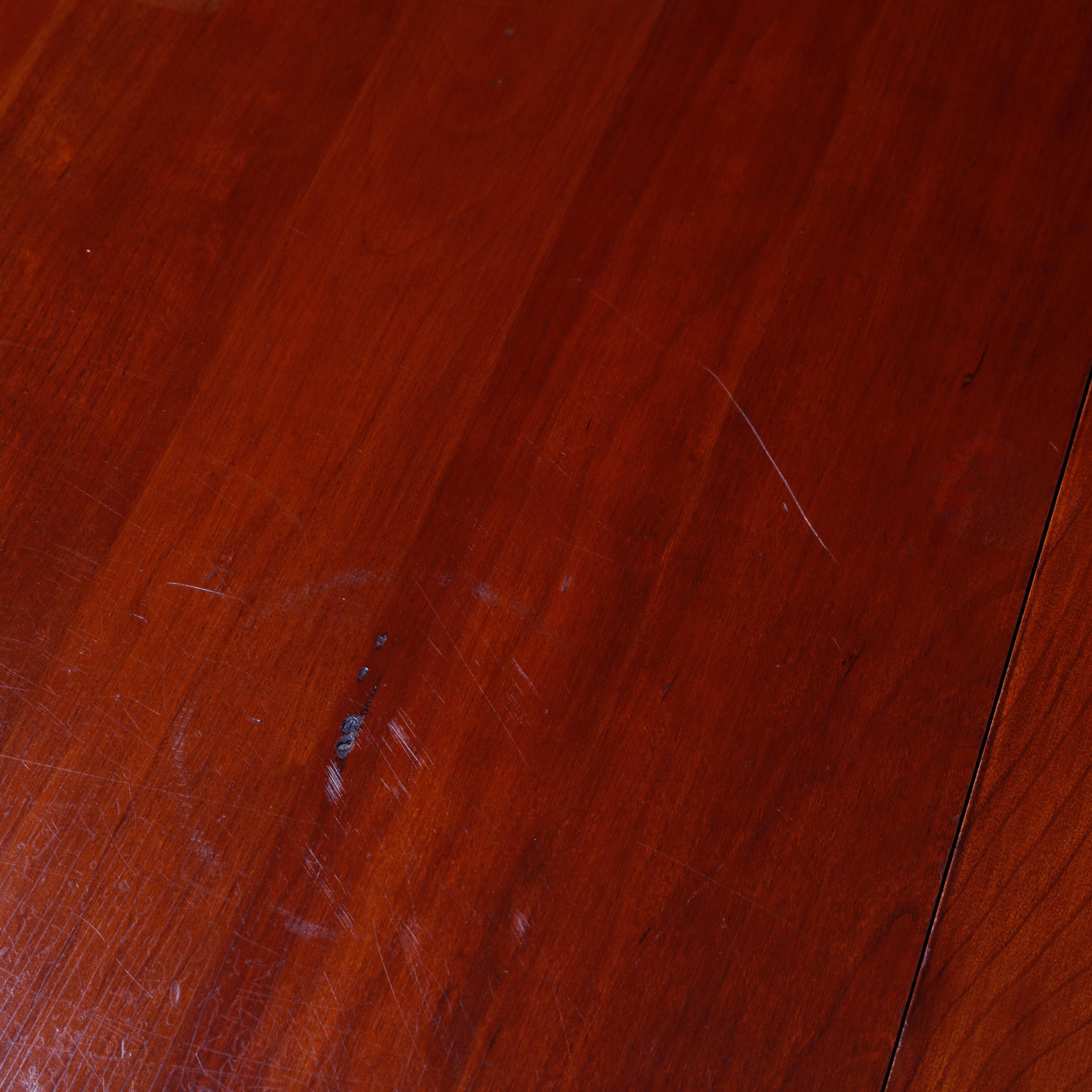 Vintage Sheraton Pennsylvania House Cherry Drop-Leaf Extension Dining Table 4