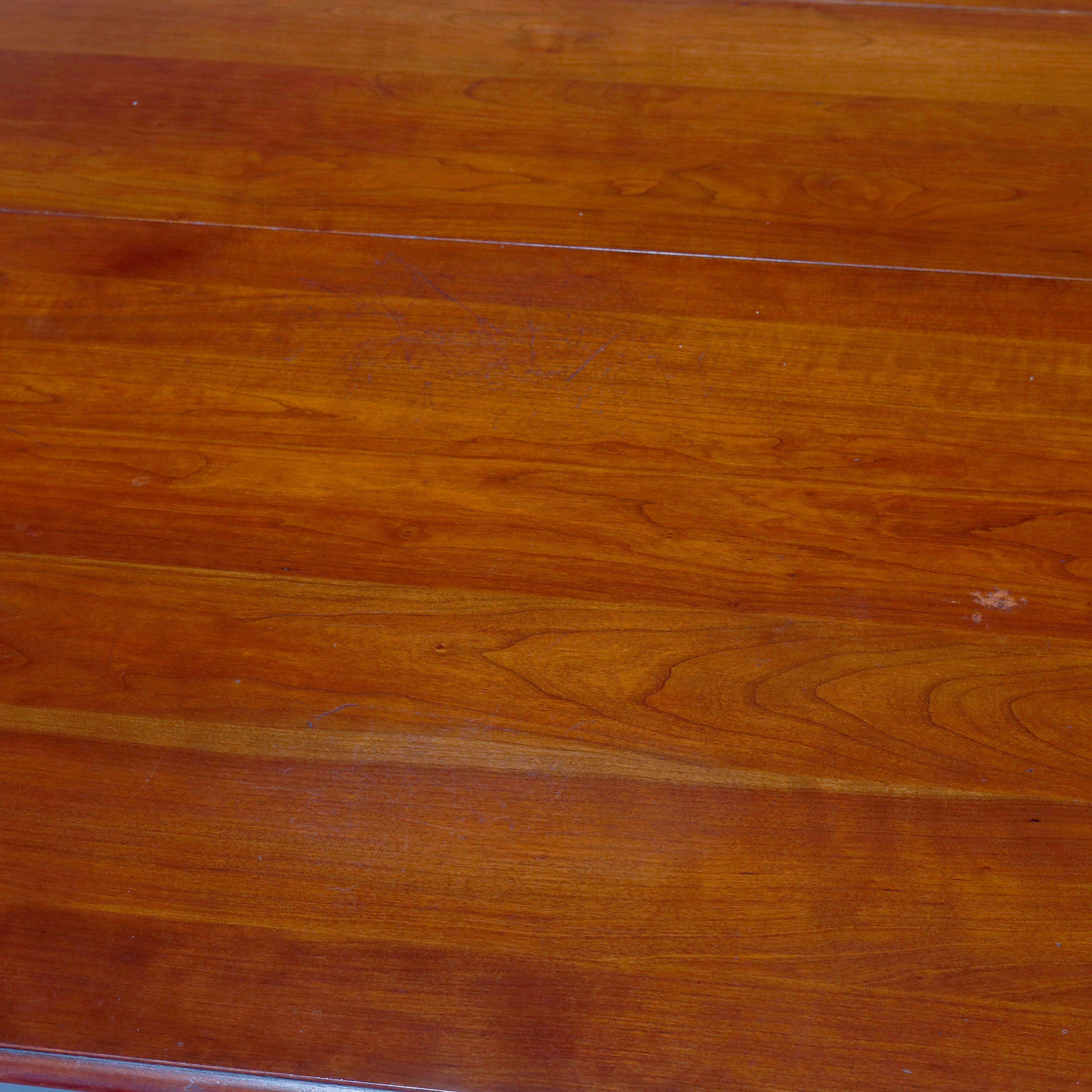 Vintage Sheraton Pennsylvania House Cherry Drop-Leaf Extension Dining Table 5