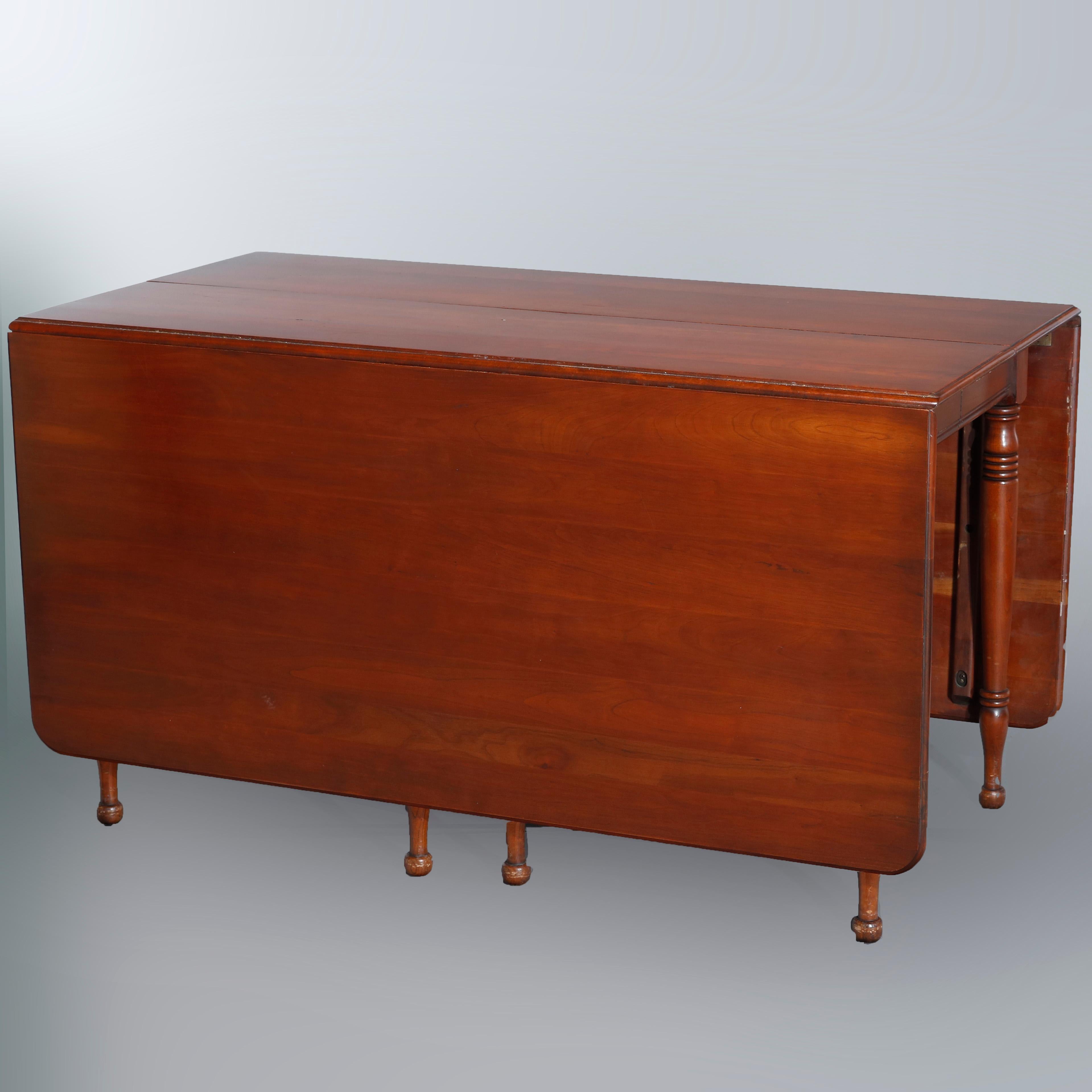 cherry drop leaf table antique
