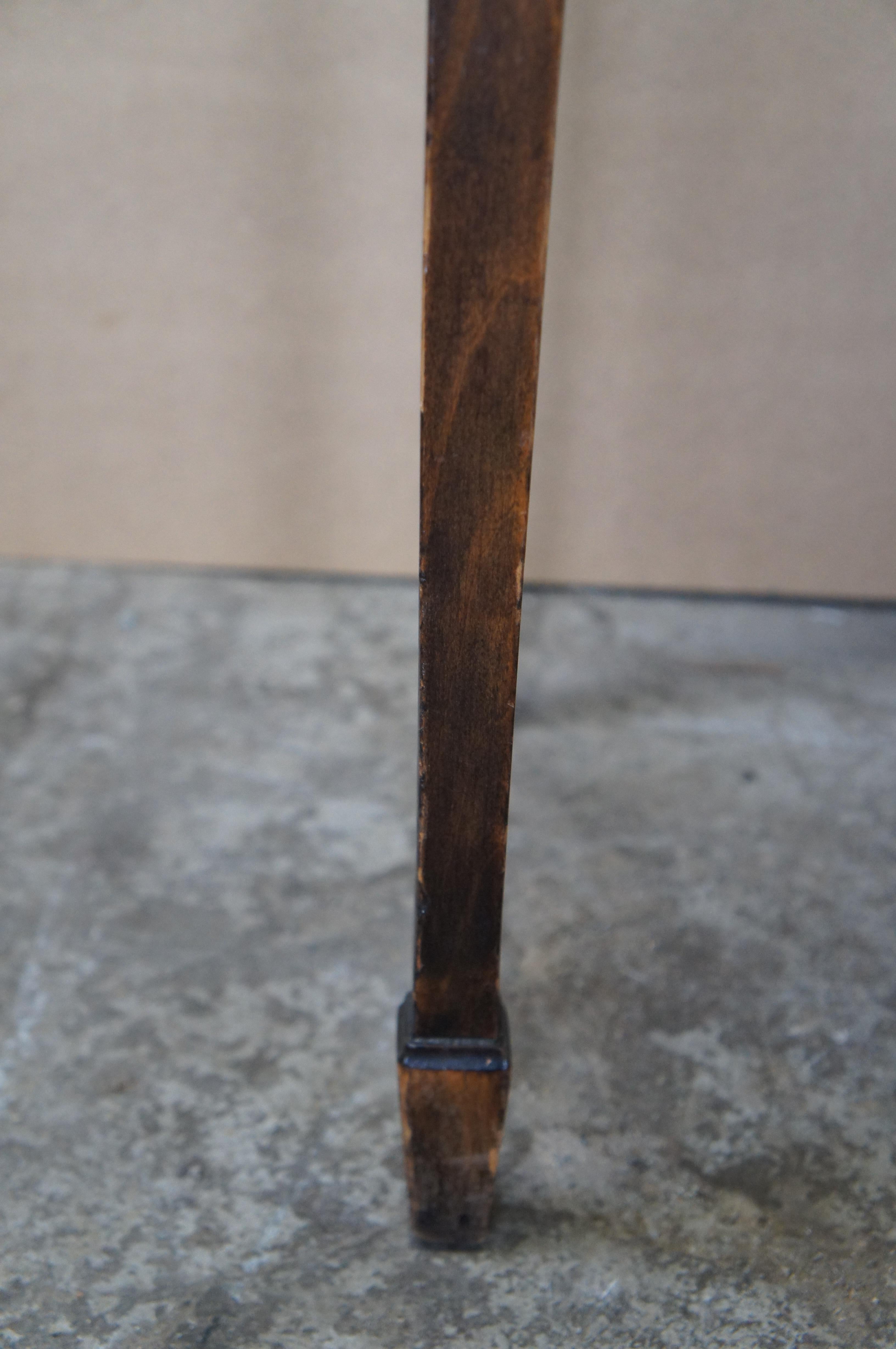 Sheraton Style Mahogany Drop Front Secretary Writing Desk 4