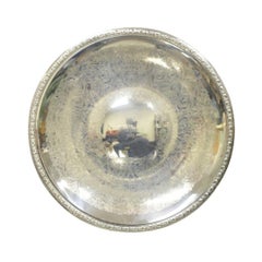 Vintage Sheridan 18” Round Award Platter Tray “Winner Tropical at Calder 1972”