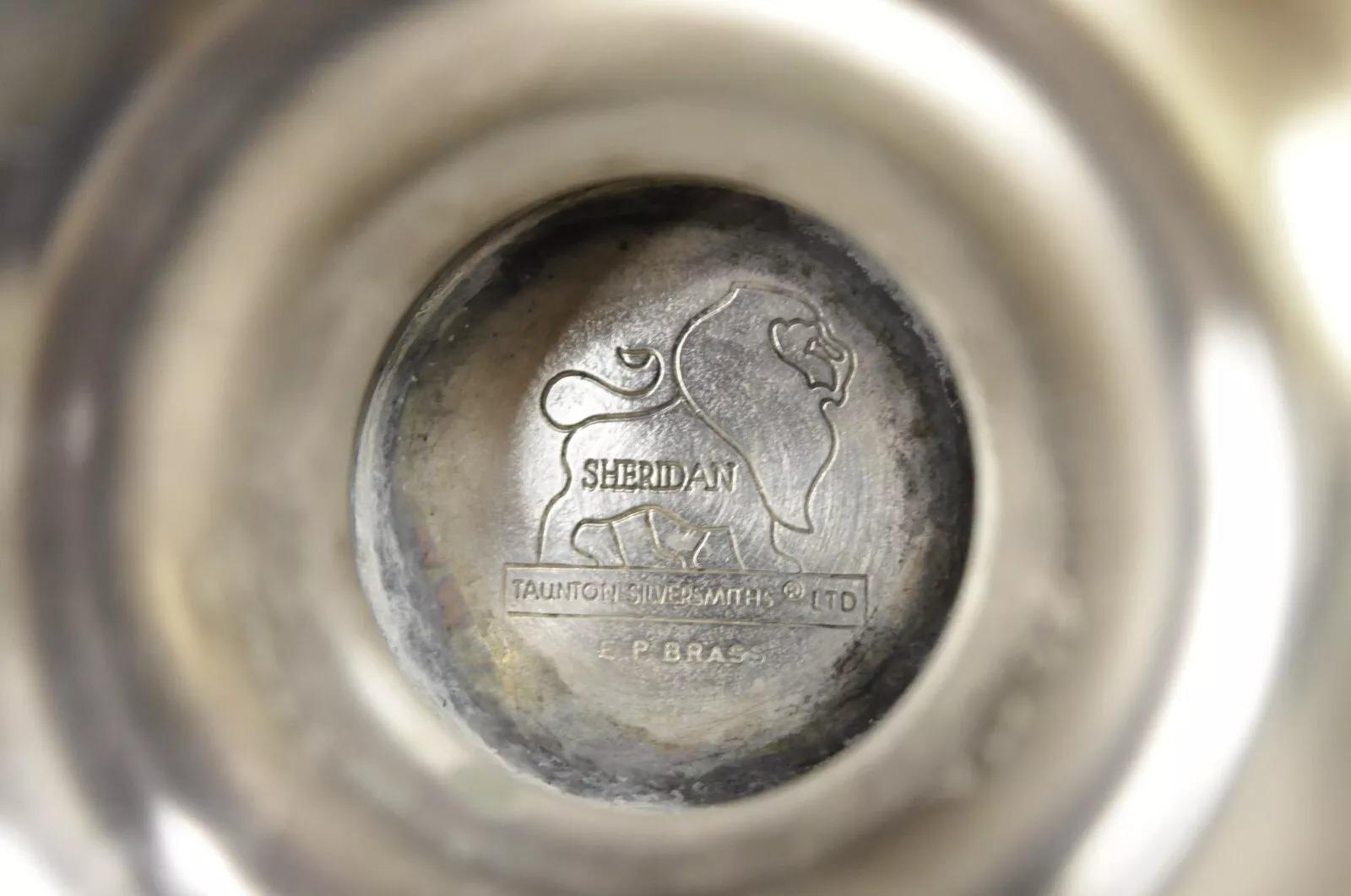 Vintage Sheridan Engraved Award Trophy Cup Champagne Chiller Ice Bucket en vente 2