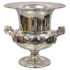 Antique Sheridan Silver Plate Regency Champagne Chiller Trophy Cup Ice Bucket