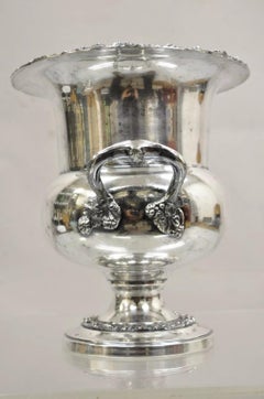 Vintage Sheridan Silver Plated Trophy Cup Champagne Chiller Ice Bucket