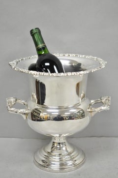 Vintage A Silver Silver Plated Trophy Cup Urn Bar Champagne Chiller Ice Bucket