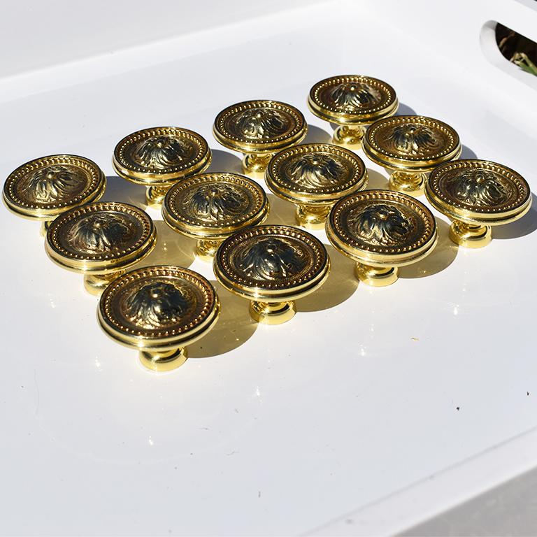 gold dresser knobs Black and Gold Christmas Globe Ornament Dresser Knobs | Drawer Pulls 6 Standard Knobs main image 1