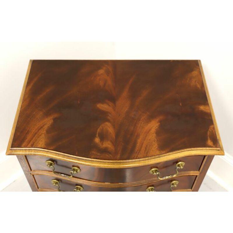 SHERRILL Chippendale Style Flame Mahogany Nightstand Bedside Chest 1