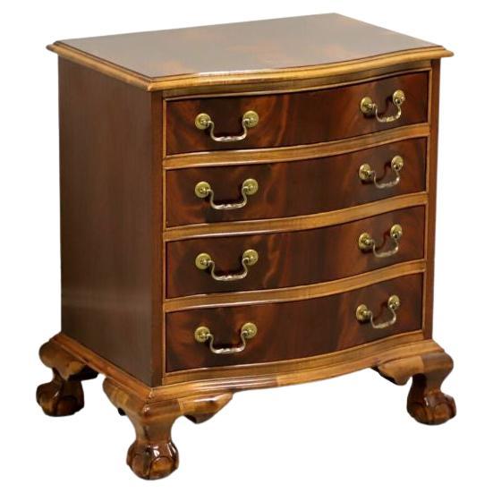 SHERRILL Chippendale Style Flame Mahogany Nightstand Bedside Chest