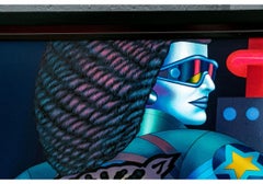 Vintage Shimon Okshtey (Ukraine, B. 1951) "Cat's Paw" Ltd. Ed. Serigraph