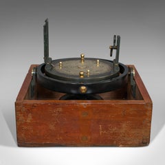 Vintage Ships Bearing Plate, English, Maritime, Compass, Navigation, Ornament