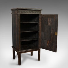 Vintage Ship's Cabinet, Rare, Asian, Coromandel, Decorative Maritime Cupboard