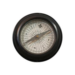 Retro, Ships Compass, English, Steel, Maritime, Navigation, circa 1950