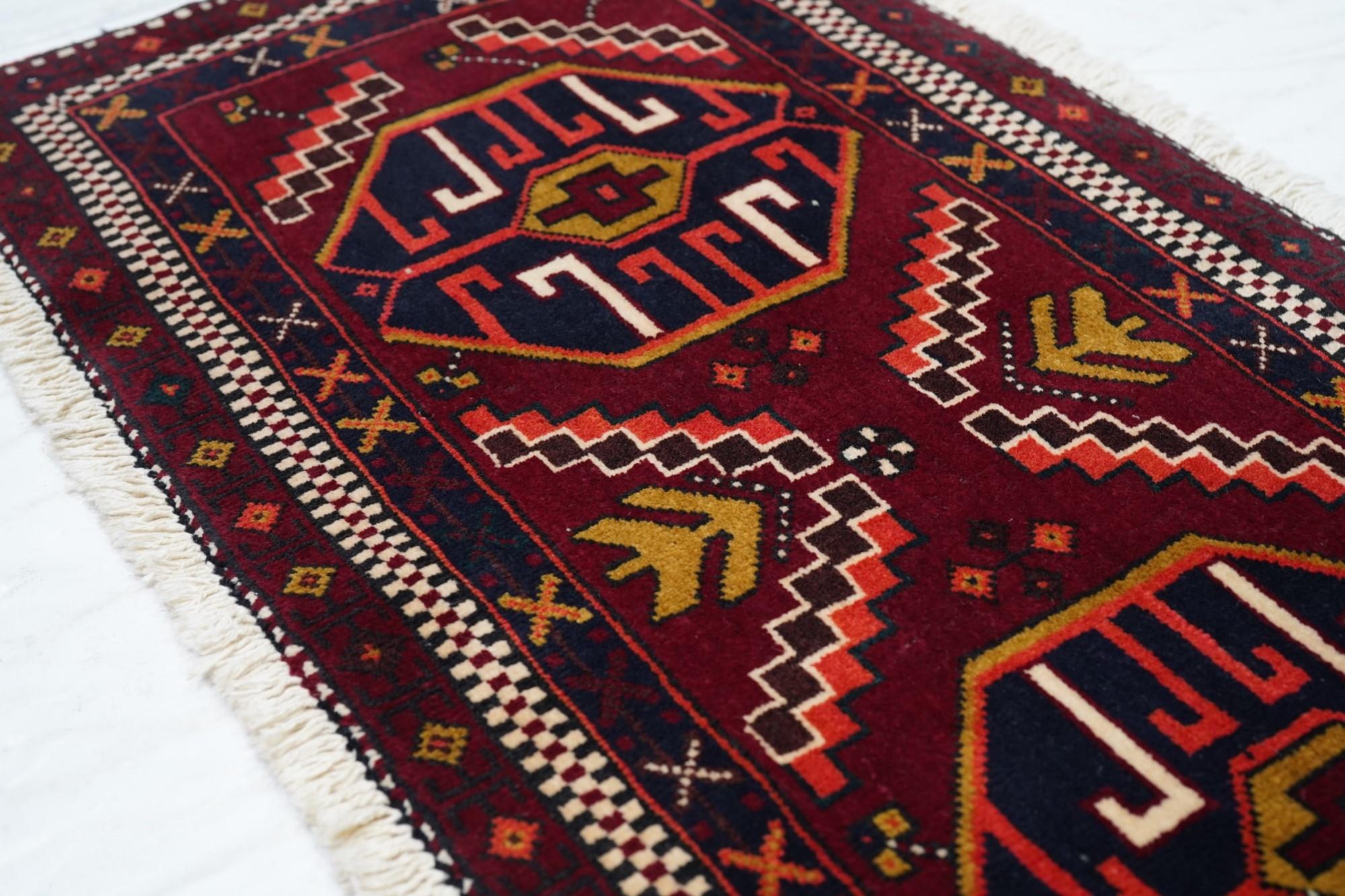 Vintage Shiraz-Teppich (Wolle) im Angebot