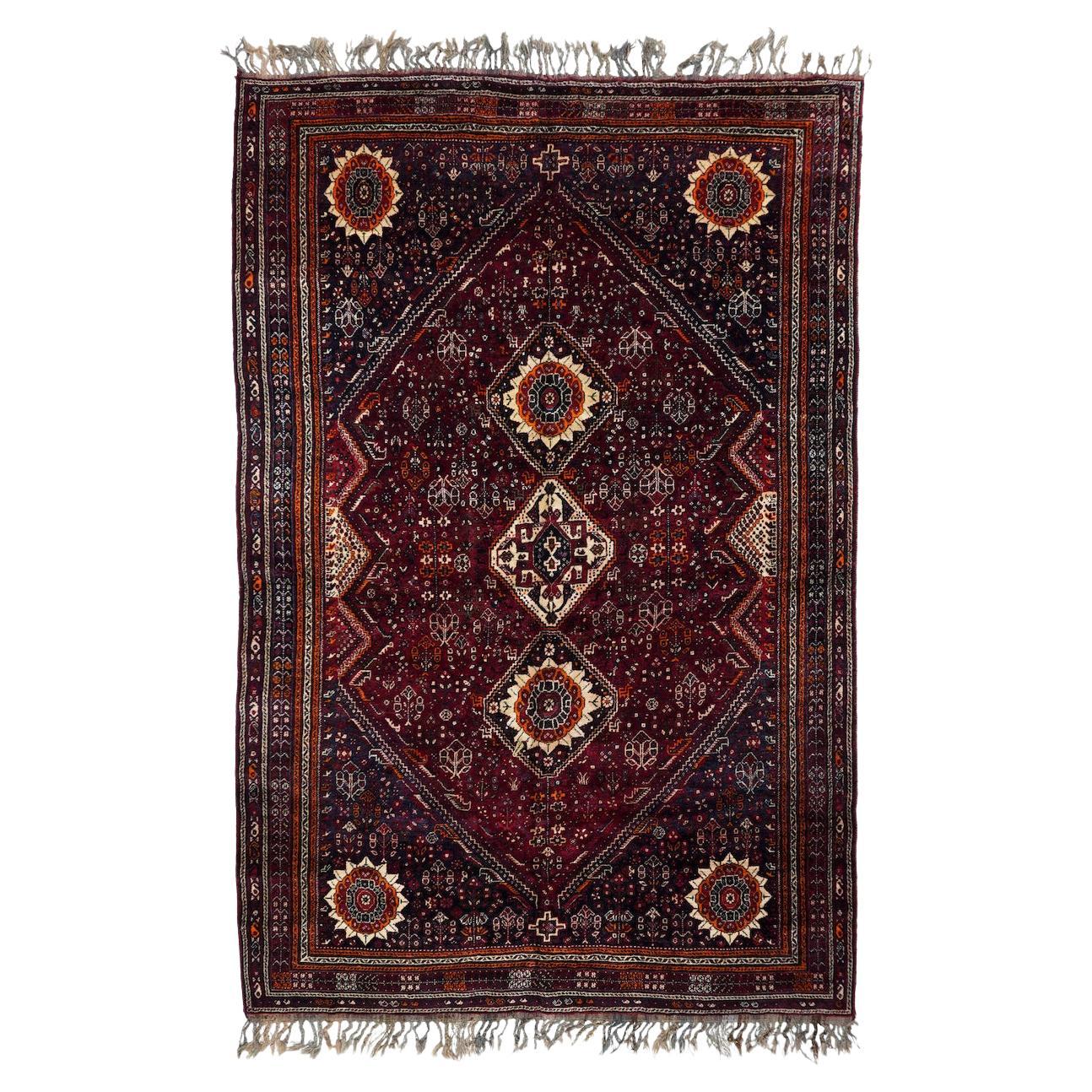 Tapis Shiraz vintage 7'0'' x 10'7''