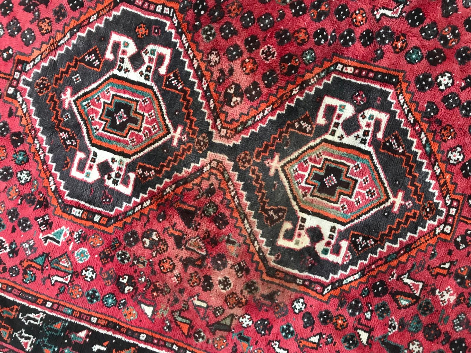 Rustic Vintage Shiraz Rug For Sale