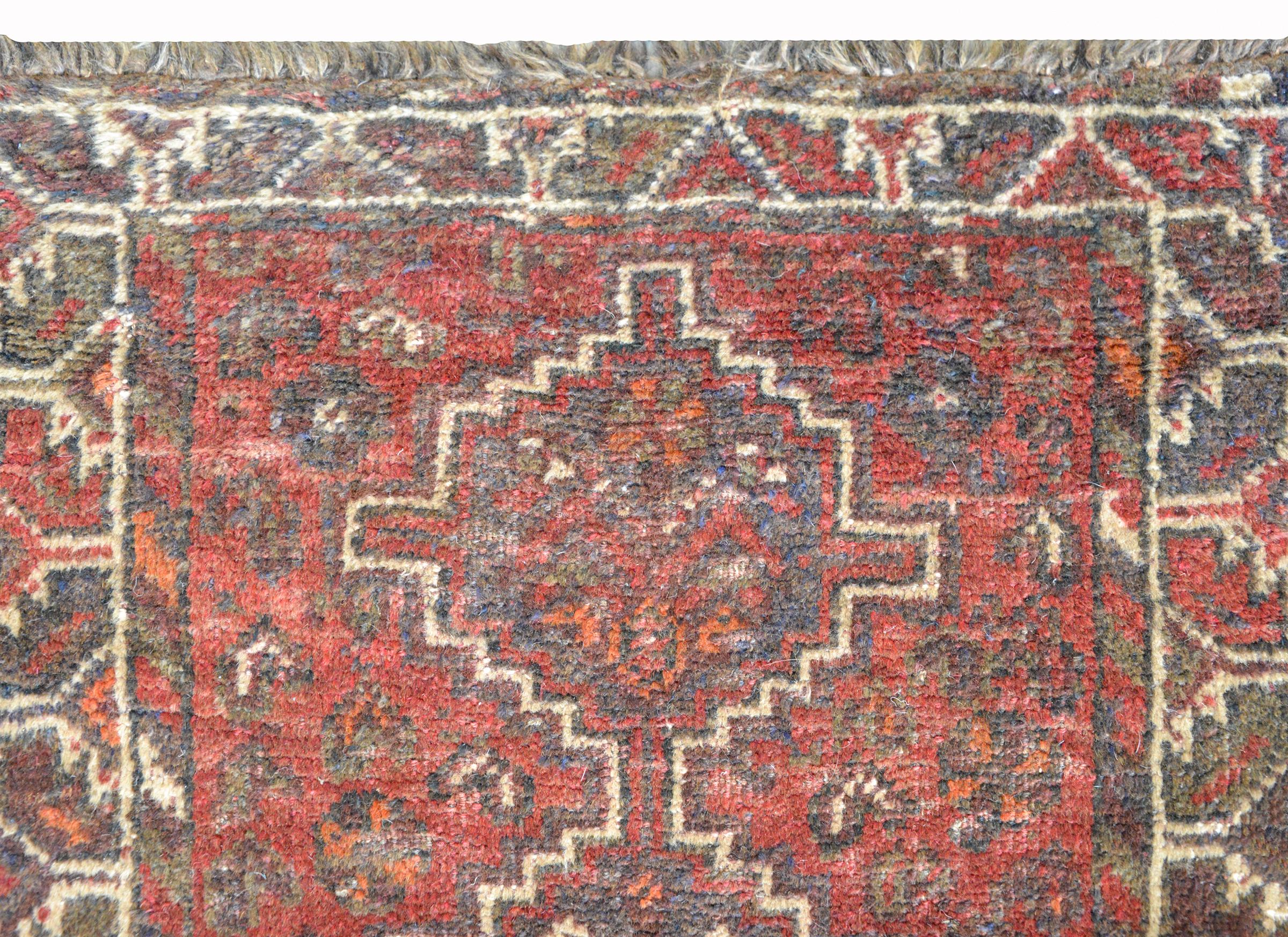 Persian Vintage Shiraz Rug For Sale