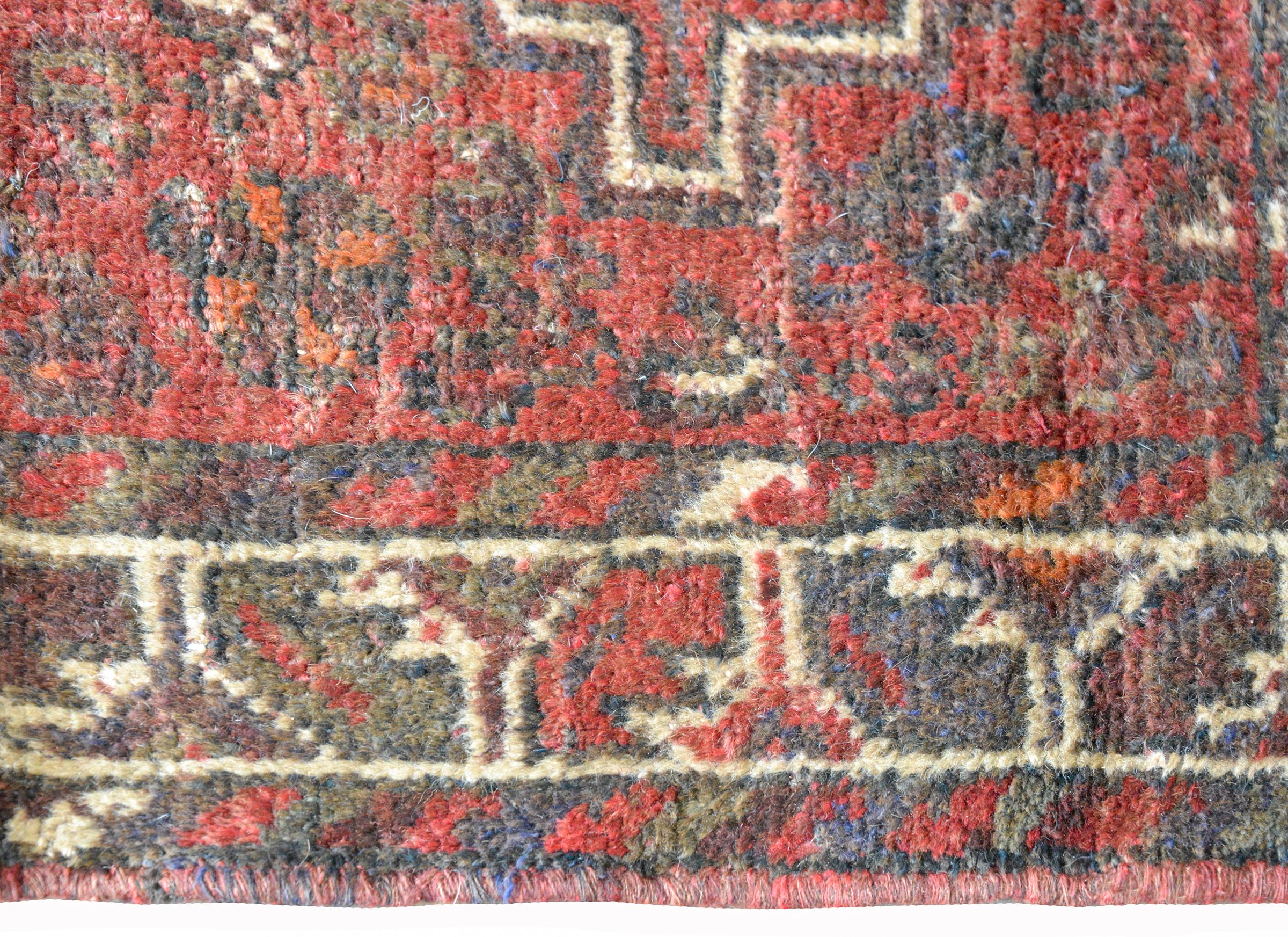 Wool Vintage Shiraz Rug For Sale