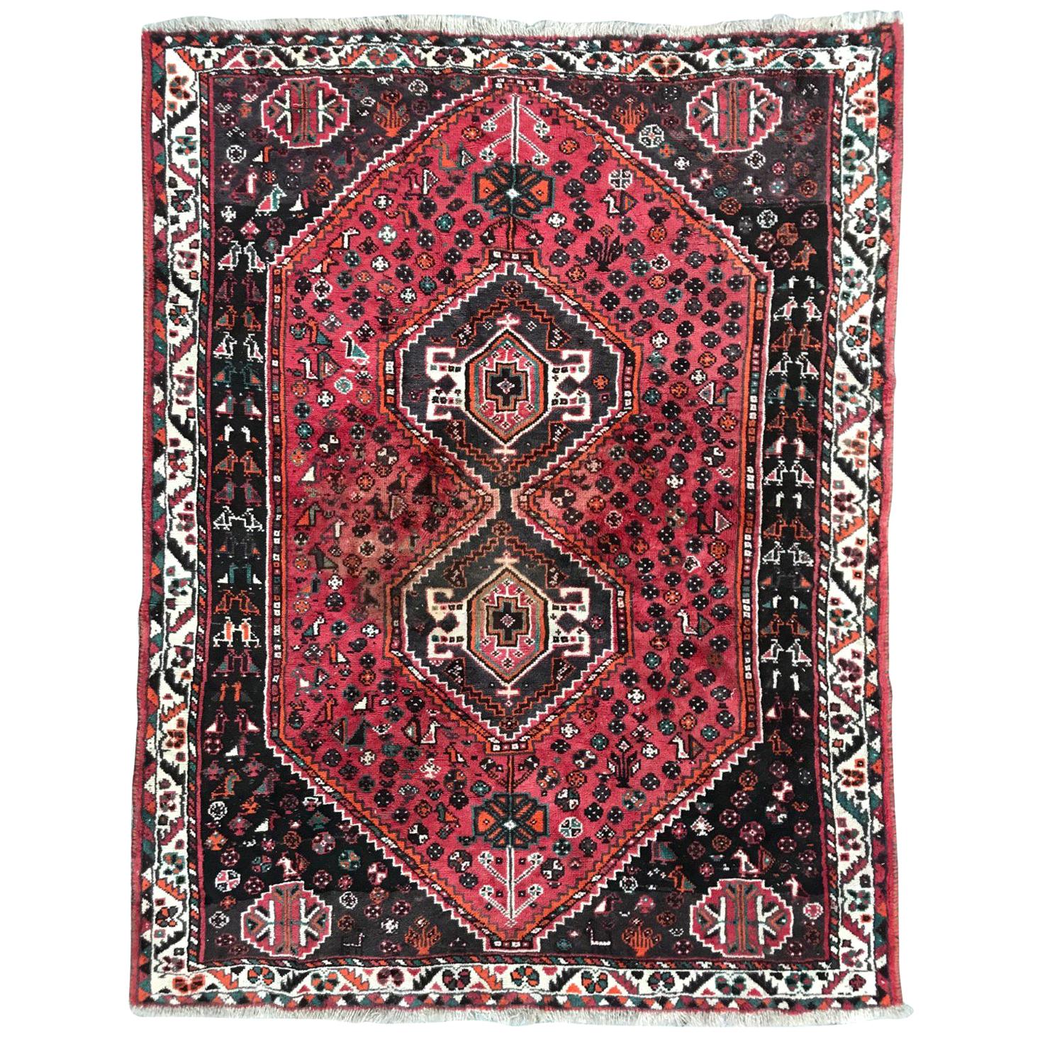 Vintage Shiraz Rug For Sale