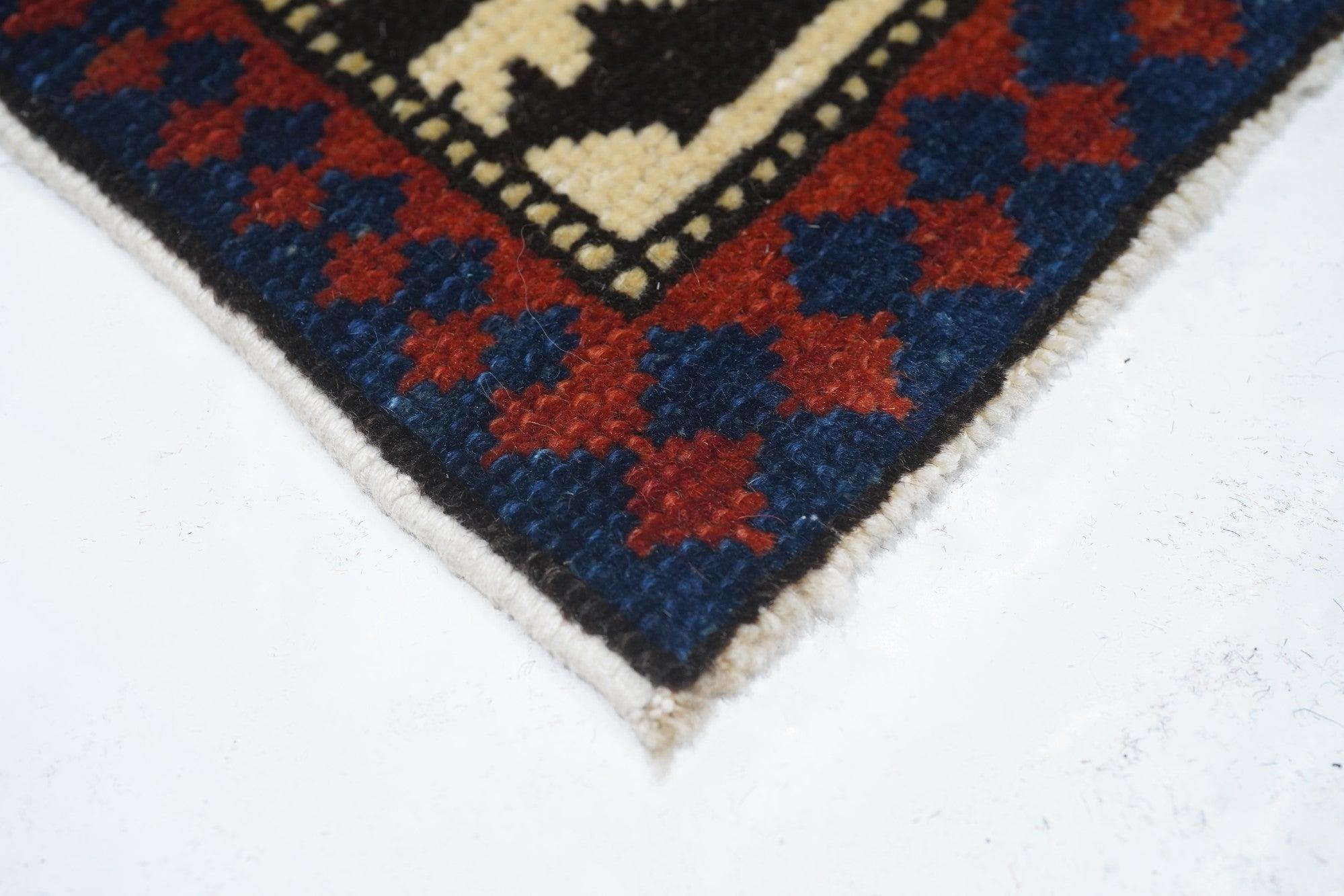 Caucasian Vintage Shirvan Rug 3'3'' x 5'10'' For Sale
