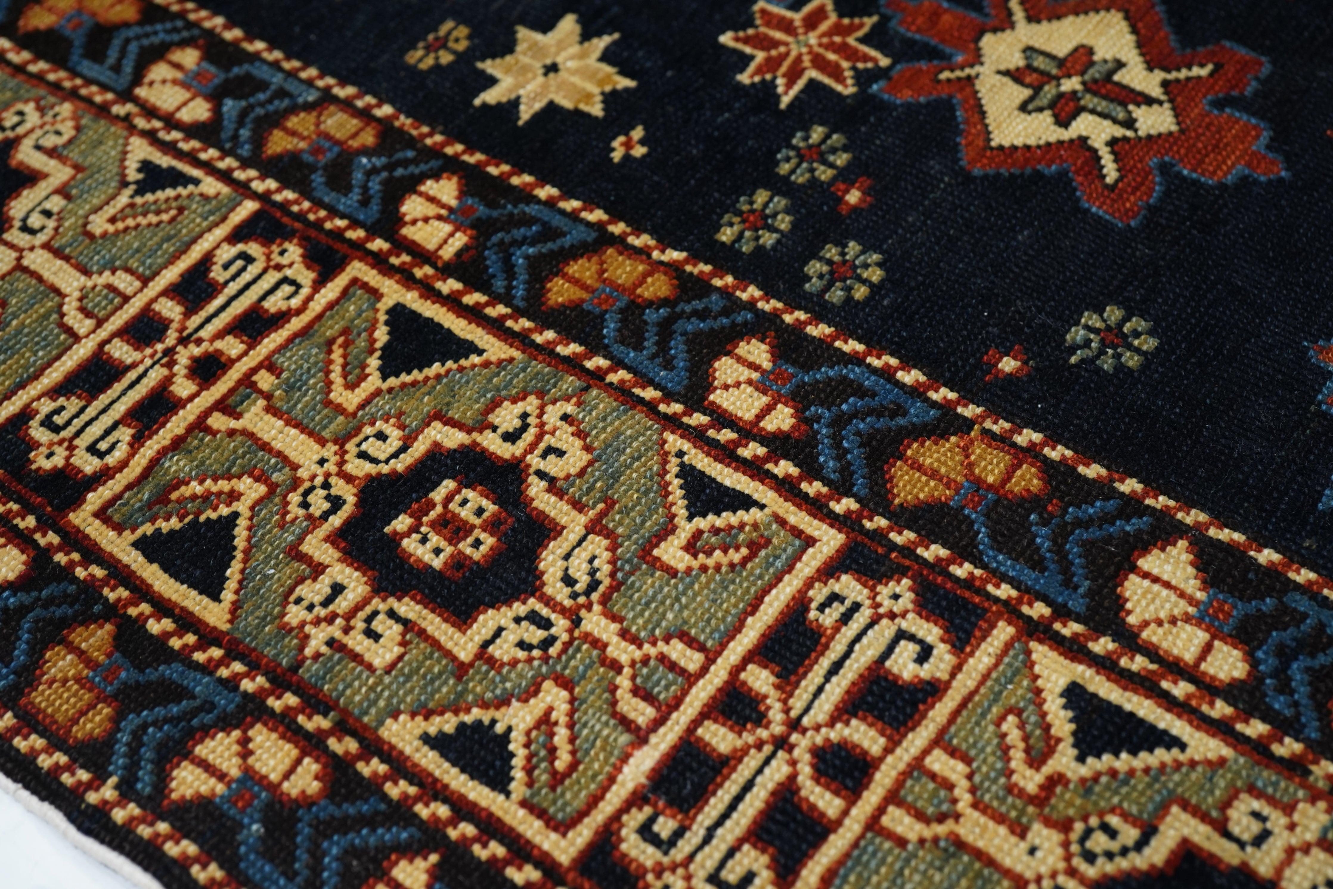 Early 20th Century Vintage Shirvan Rug For Sale
