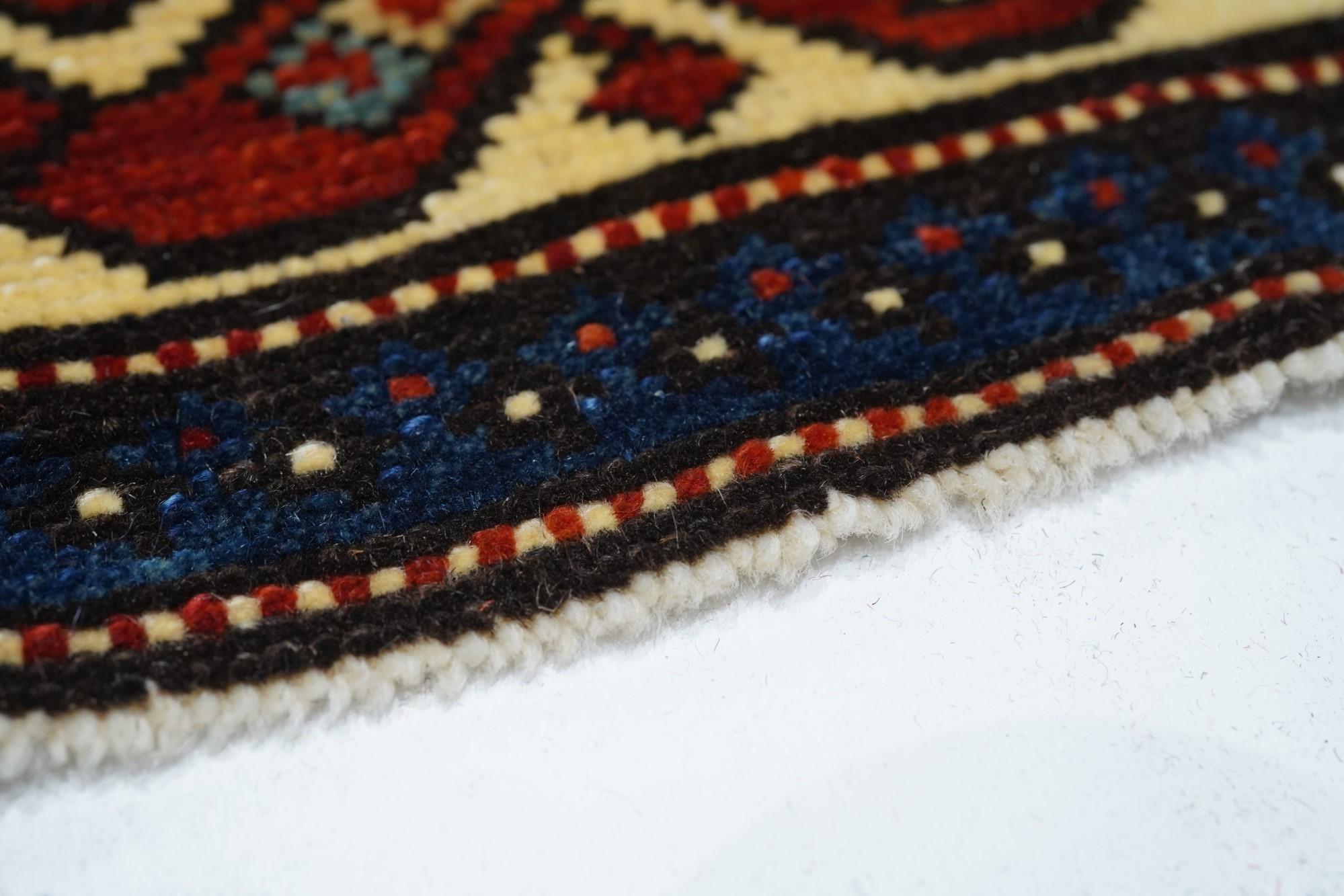 Mid-20th Century Vintage Shirvan Rug 4'0'' x 6'3'' For Sale