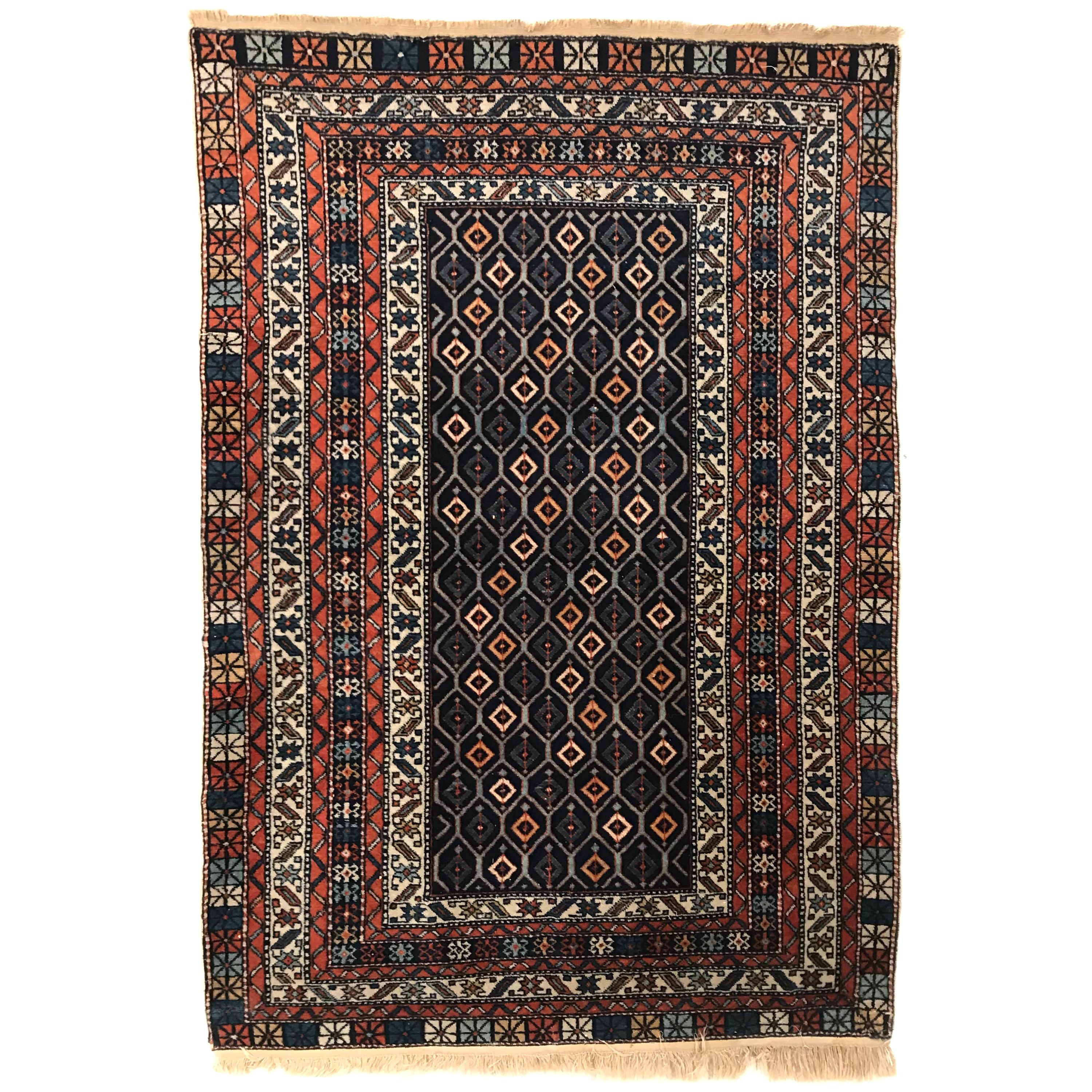 Vintage Shirvan Rug, circa 1960 For Sale