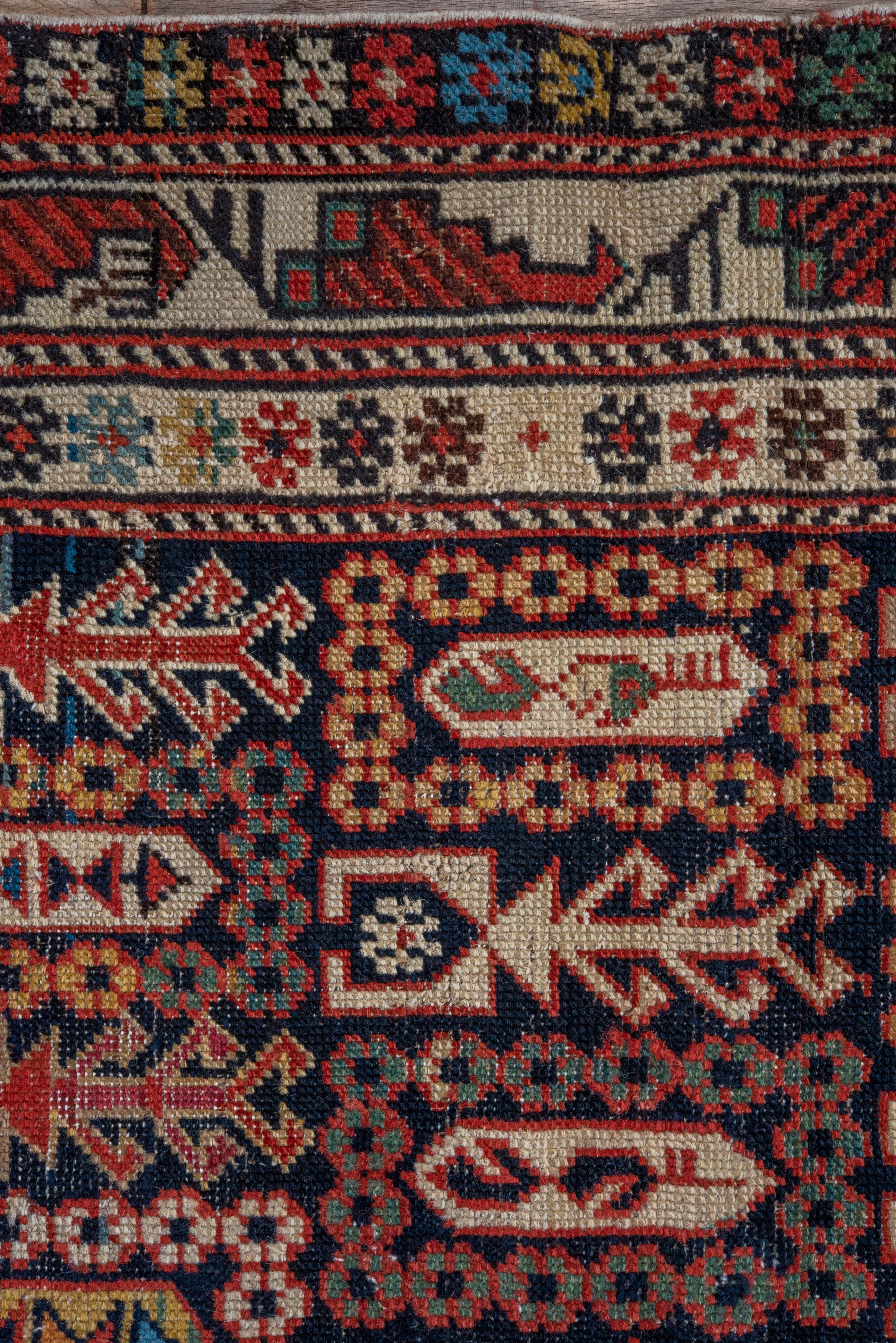 Shirvan-Teppich in Boho, Mid-Century, Vintage (20. Jahrhundert) im Angebot