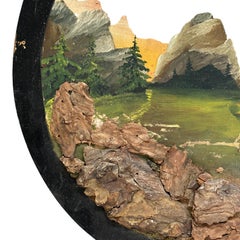 Vintage Shooting Club Lodge Target Plaque German 1900s, Carnival Folk Art