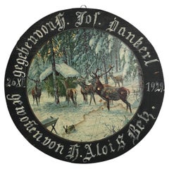 Plaque attirée allemande 1929, artisanat de carnaval