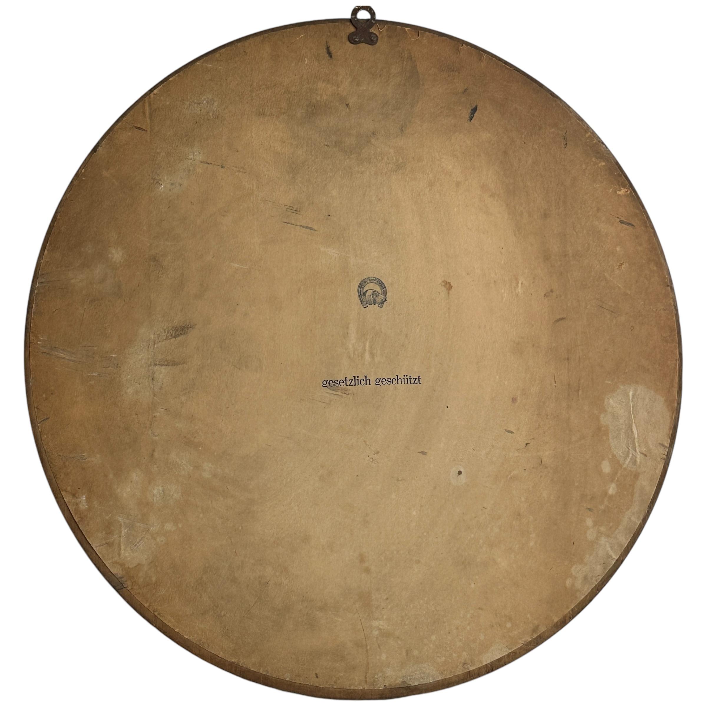 Milieu du XXe siècle Plaque attirée allemande 1934, artisanat de carnaval en vente