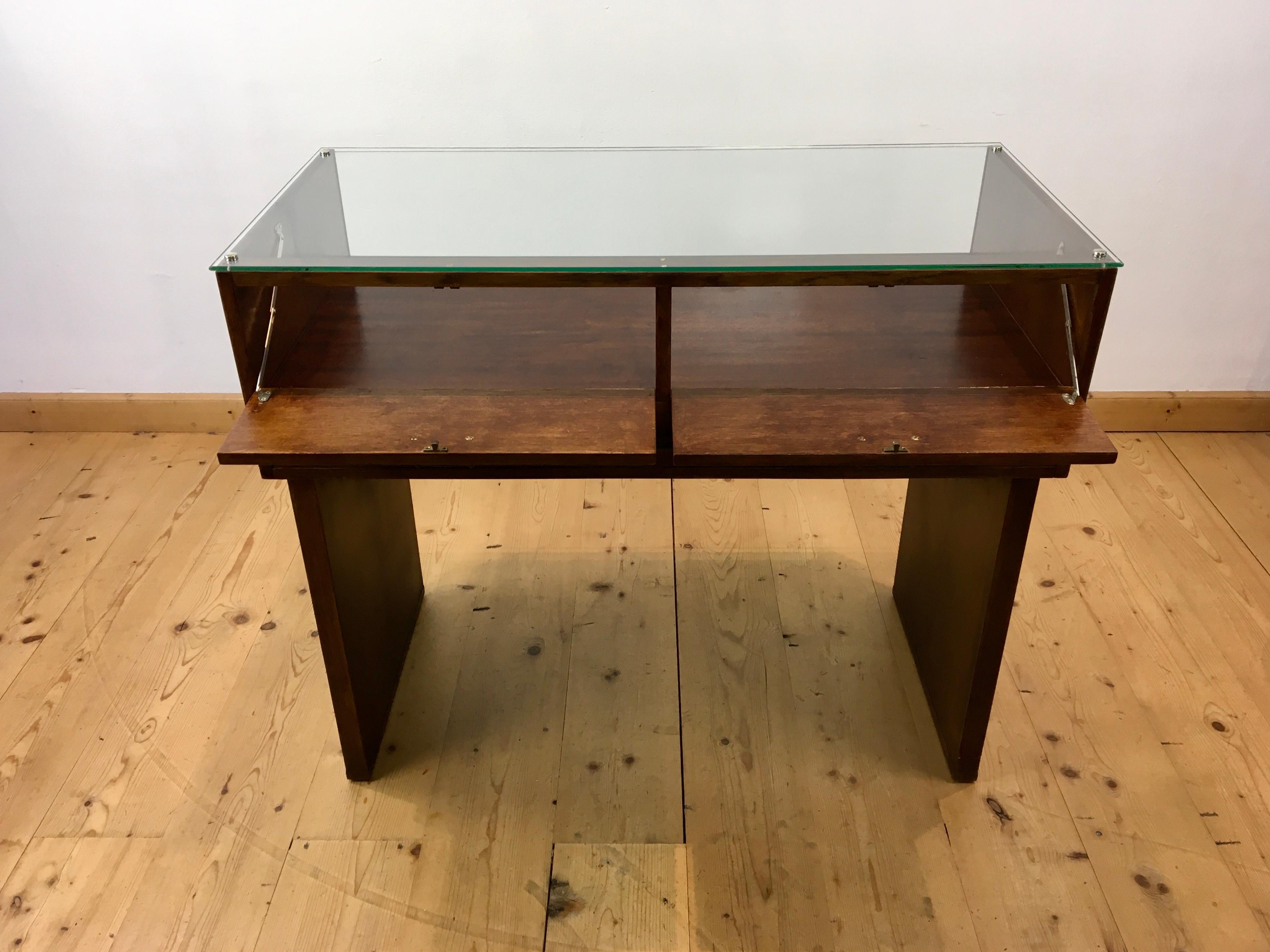 Shop-Theke, Holz, Glas, Schubladen und Schubladen im Stil von (Art déco) im Angebot