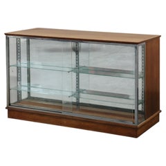 Vintage Shop Glass Display Case From France, Circa 1950