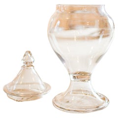Vintage Shop's Confectionery Jar, English, Glass, Gumball, Display, Mid Century