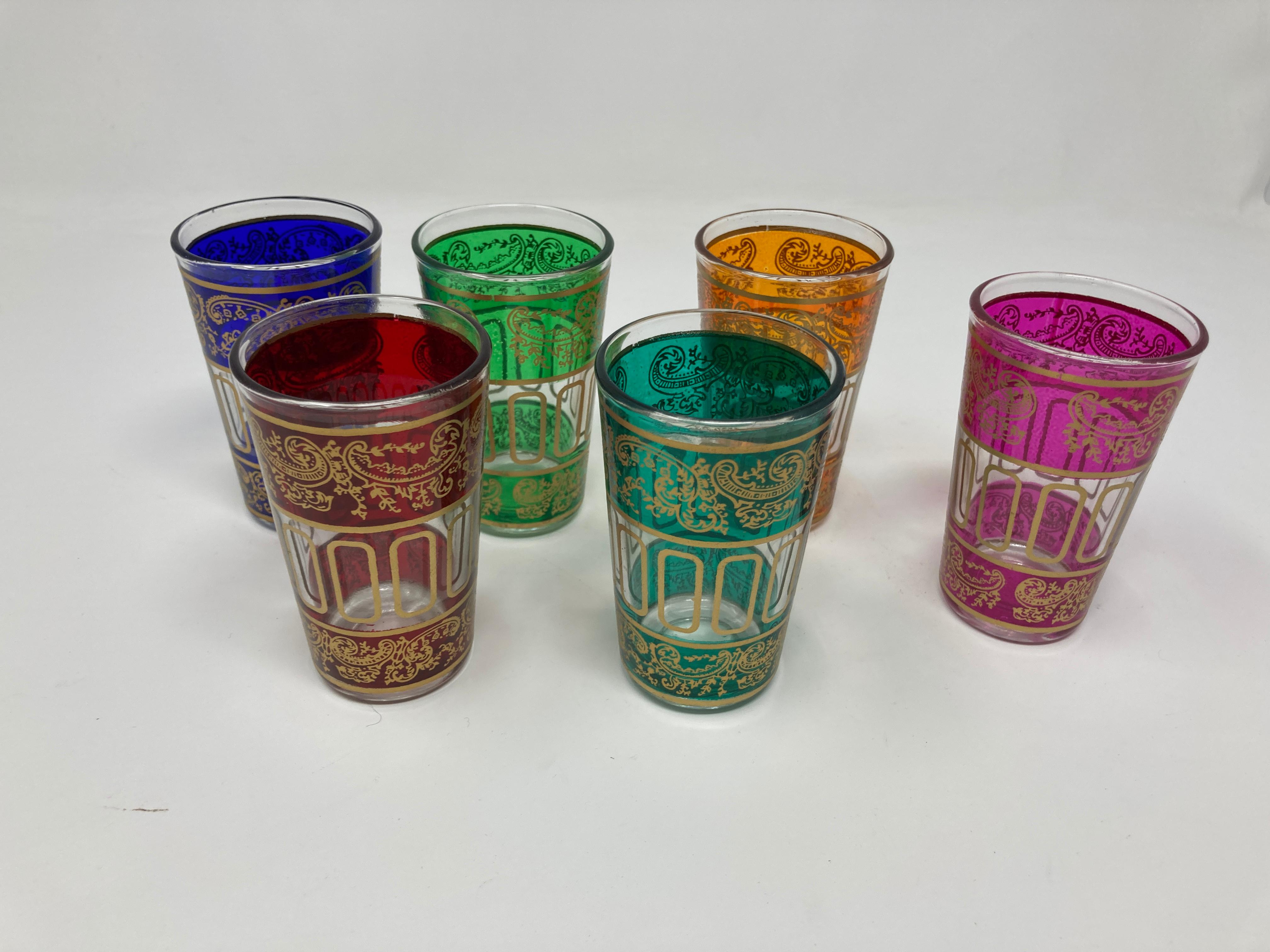 moroccan shot glasses