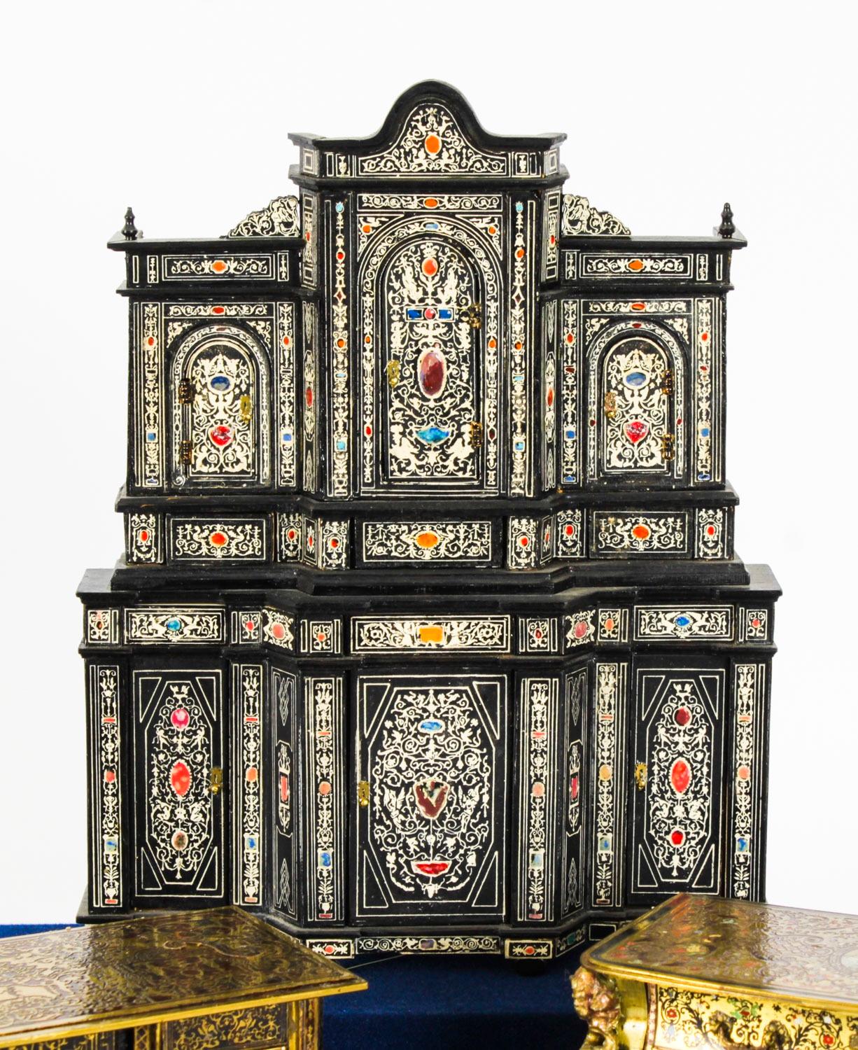 Vintage Showcase of French Miniature Furniture Mid 20th Century 5