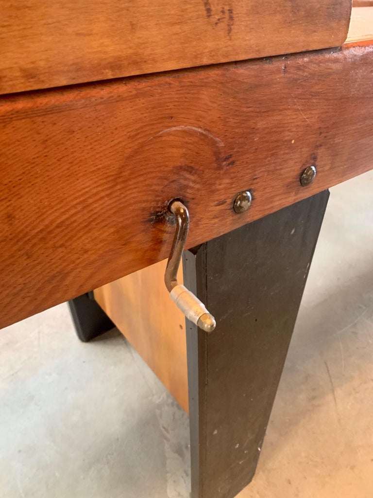 Vintage Shuffleboard Bowling Table For Sale at 1stdibs